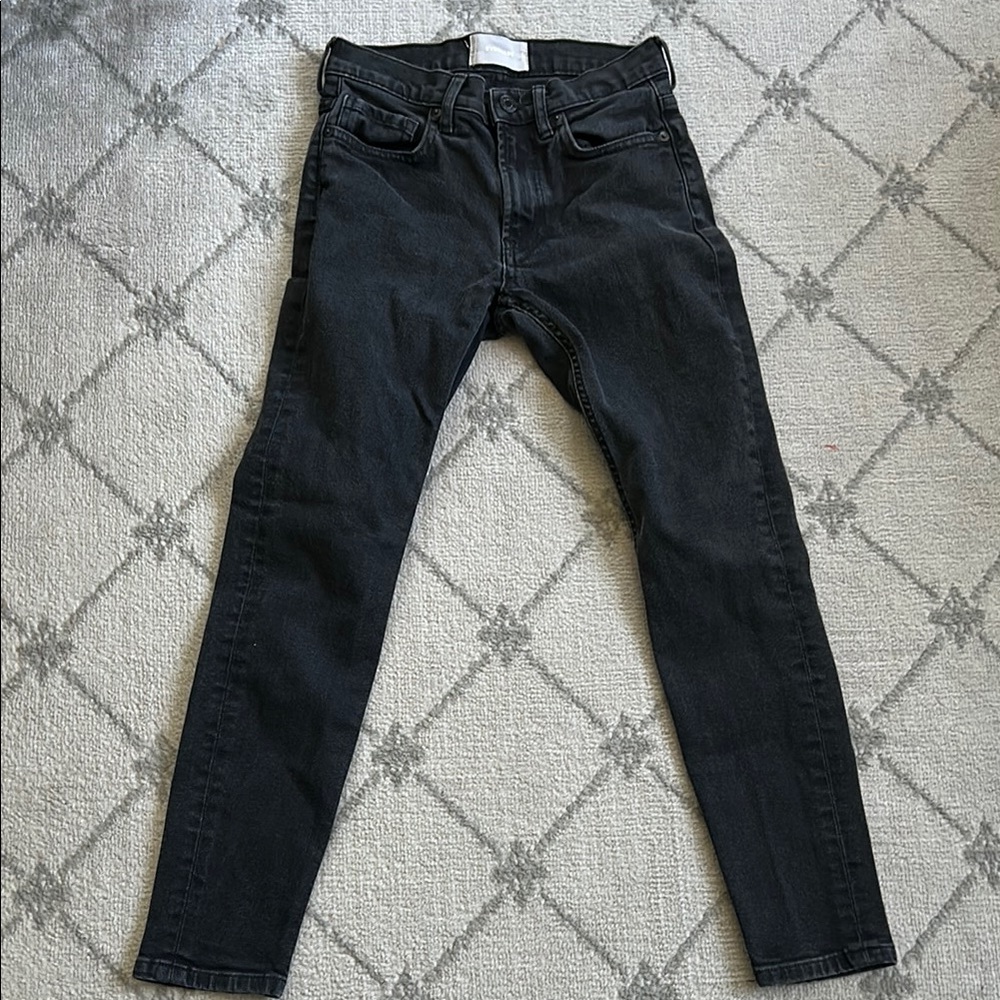 Everlane Black Ankle Cropped Jeans Slim Fit